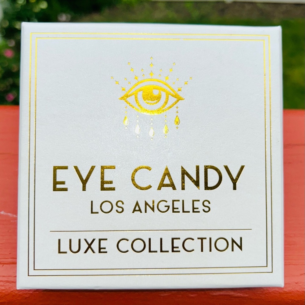 Aye Candy Los Angeles Earrings Gold Plate Multi Color Rhinestone Hypoallergenic - Picture 2 of 2